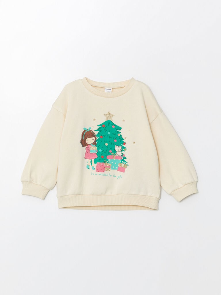 LC Waikiki Duks za devojčice W4HC65Z1-FRC, Krem