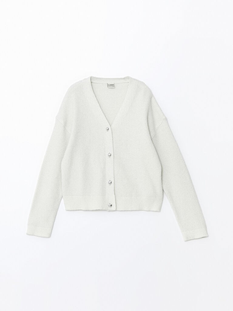 LC Waikiki Kardigan za devojčice W4EF23Z4-SGG, Beli