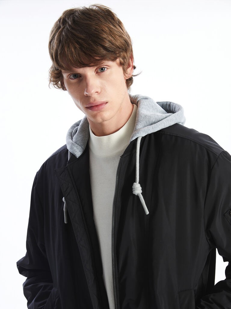 LC Waikiki Muška jakna S51434Z8-CVL, Crna