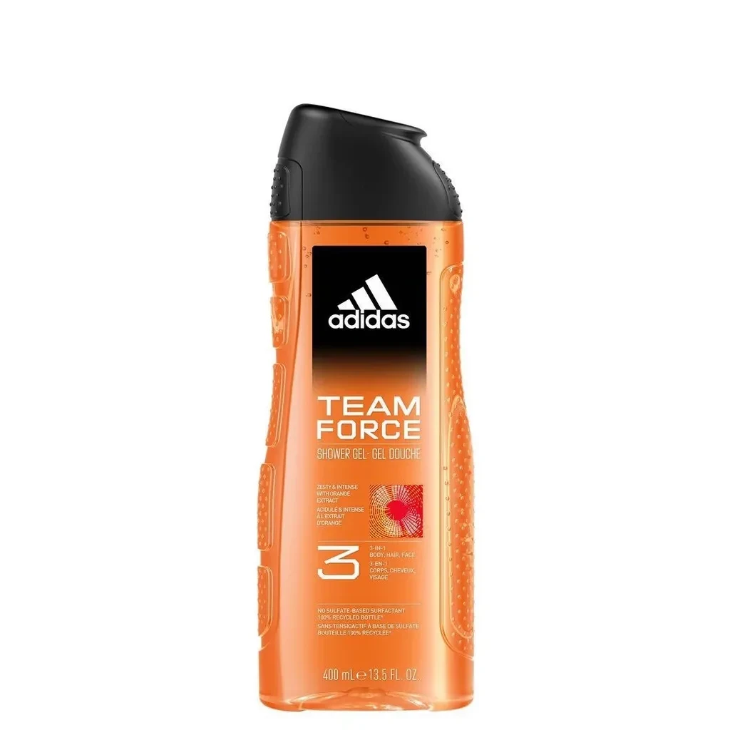 Adidas Muški gel za tuširanje Team Force 3u1, 400ml
