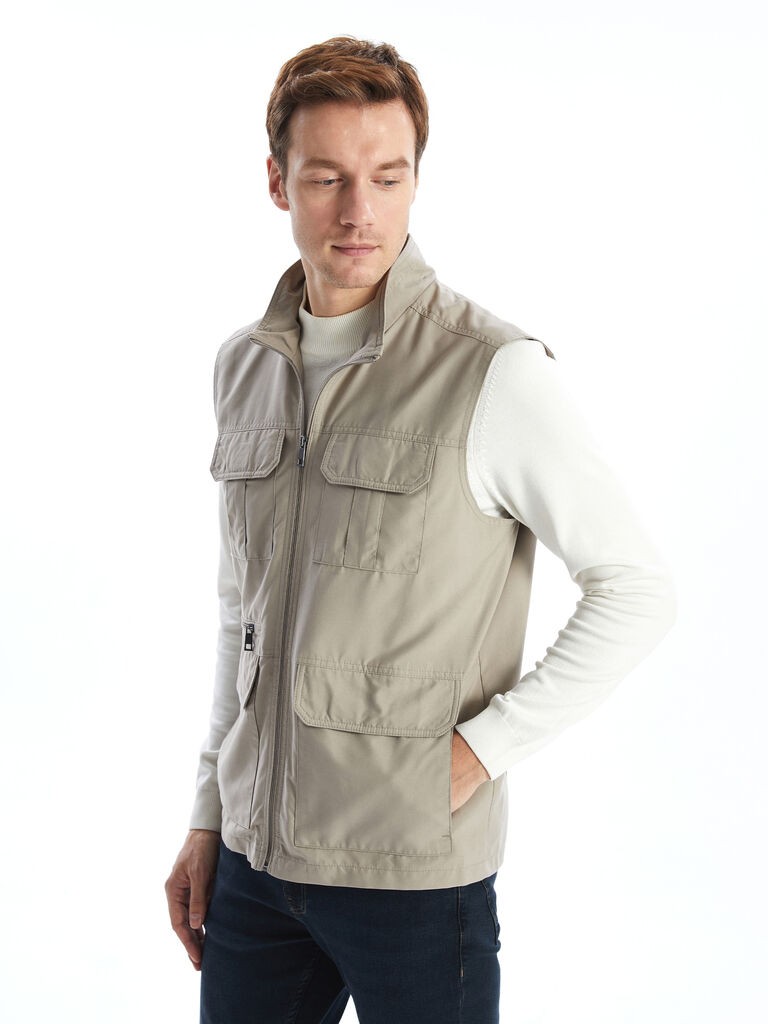 LC Waikiki Muški prsluk S42343Z8-GKK,Bež