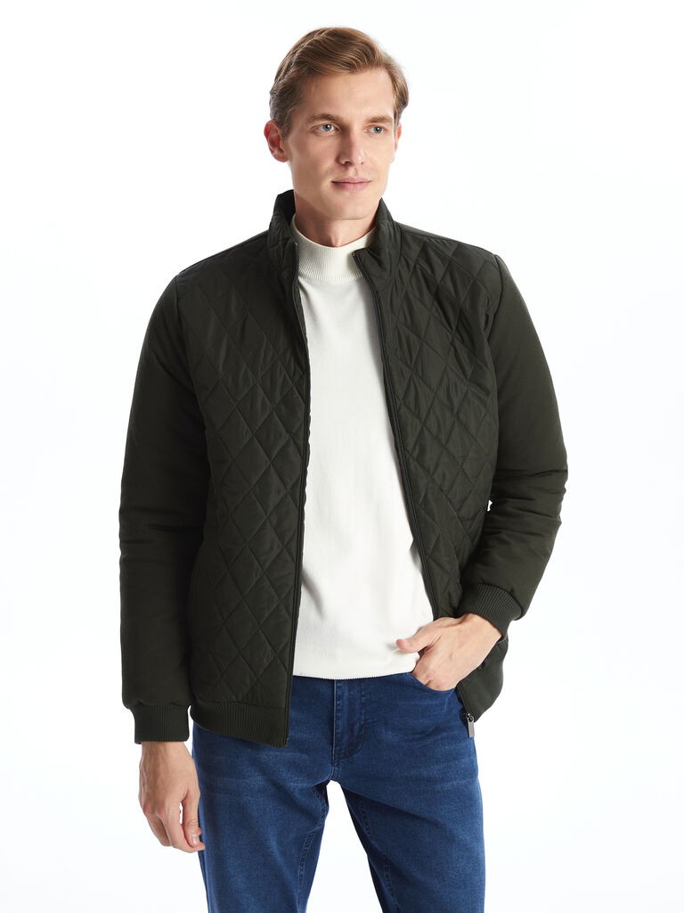 LC Waikiki Muška jakna S50176Z8-K75, Maslinasta