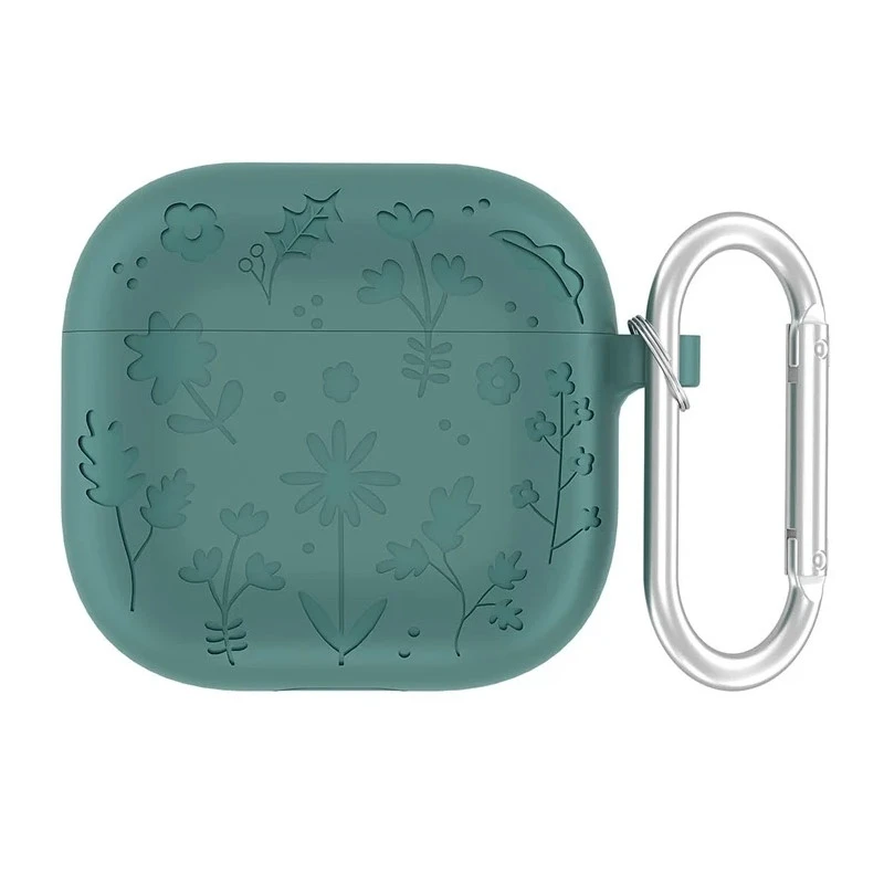 Zaštitna futrola Flower za AirPods 4, Zelena