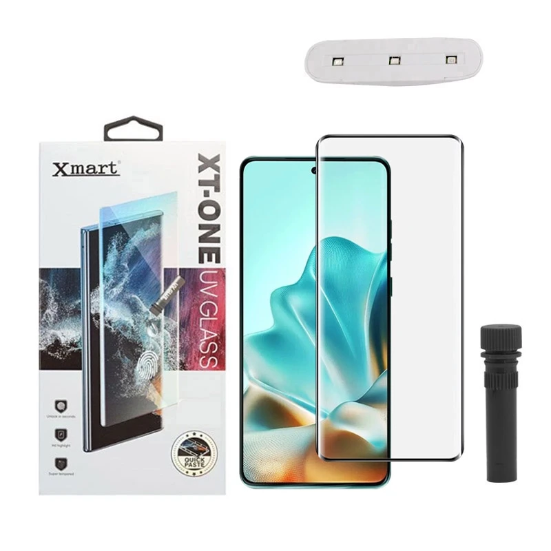 Zaštitno staklo UV Glue Full Cover + lampa za Xiaomi Redmi Note 13 Pro Plus 5G