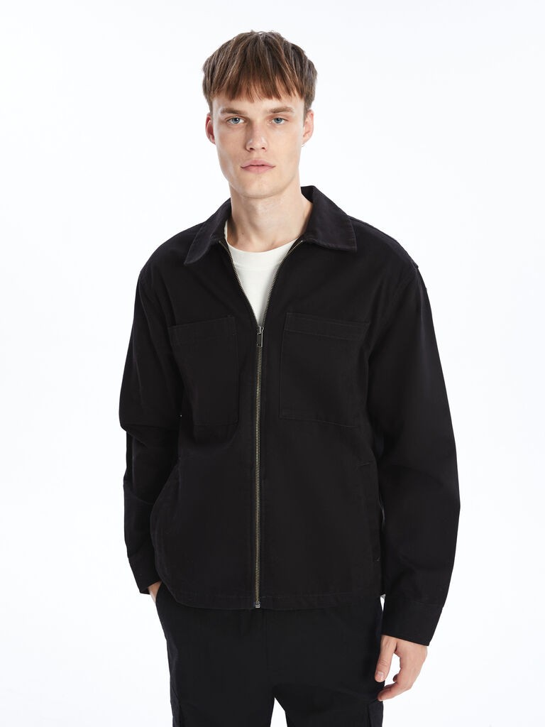 LC Waikiki Muška jakna W4EE06Z8-RQL,  Crna