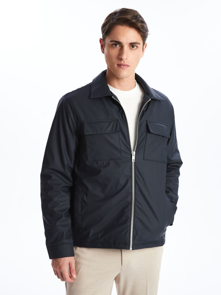 LC Waikiki Muška jakna S52878Z8-RFG, Teget