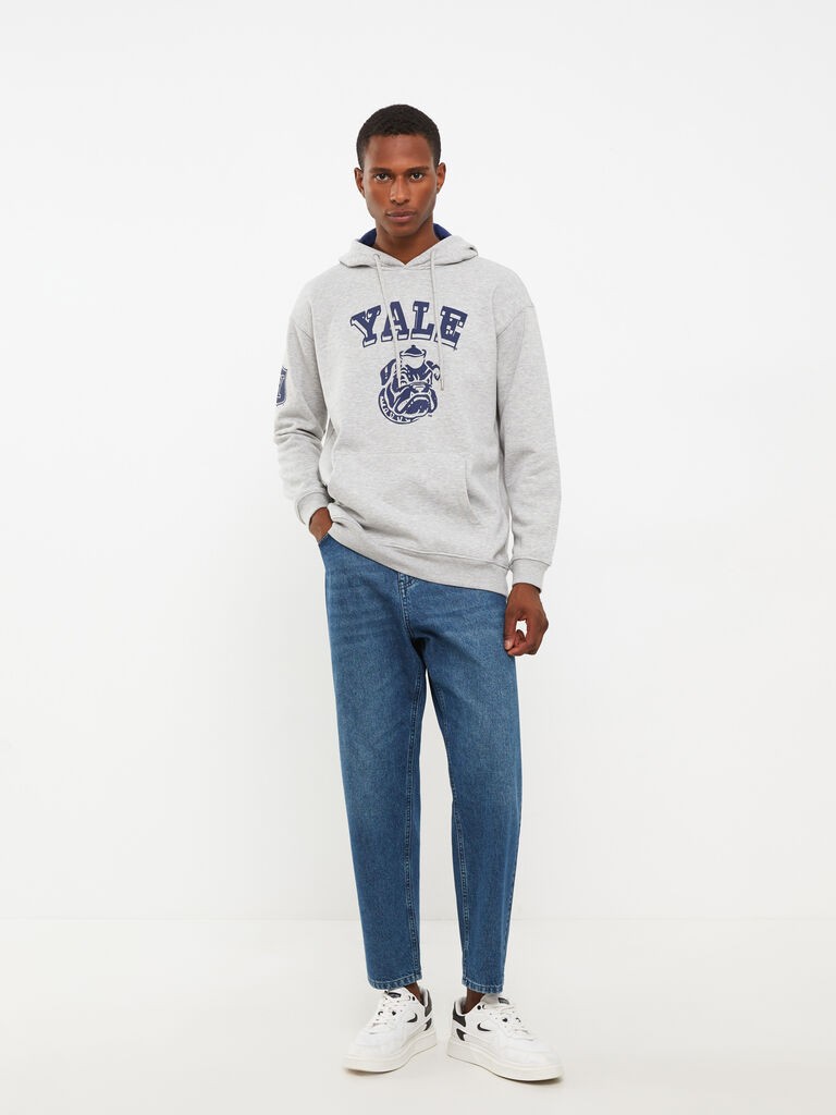 LC Waikiki Muški duks sa kapuljačom W2BC23Z8-LAL, Sivi