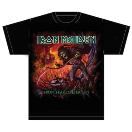 Majica Iron Maiden Fear To Eternity Album, Crna