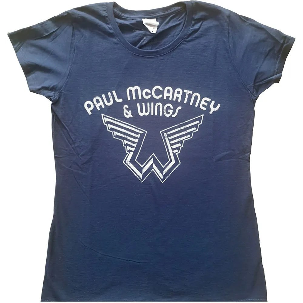Ženska majica McCartney Wings Logo, Plava