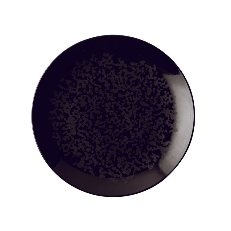 ARTHUR KRUPP Tanjir plitki Eclipse, Night porcelan, 27.5 cm, Crni