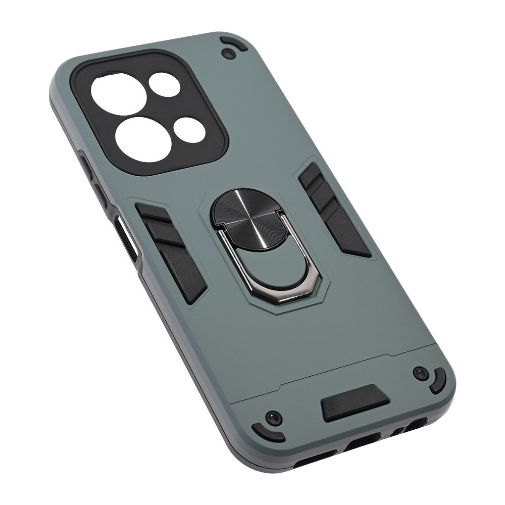 Maska za Xiaomi Redmi 15C 4G 173mm Hard Ring, Tamnosiva