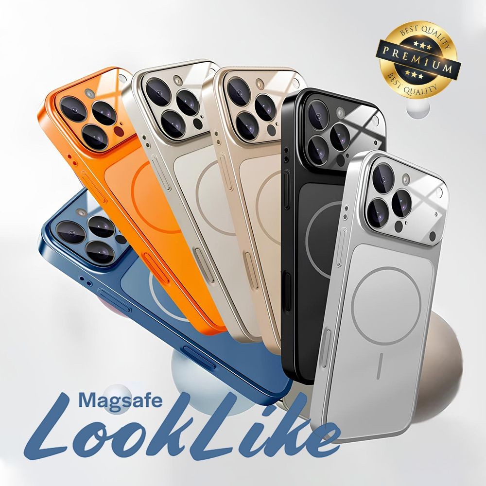 Maska za iPhone 16 6.1 Magsafe LookLike, Srebrne boje