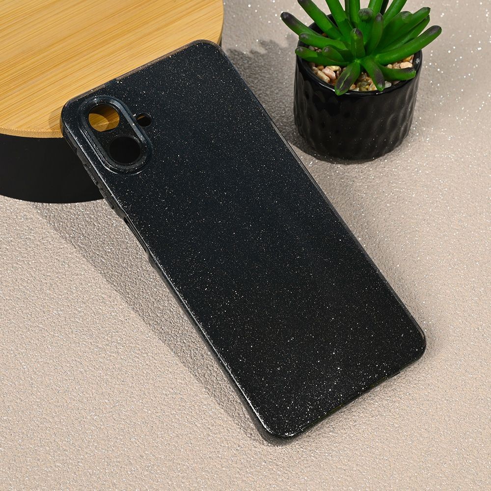 Maska za Samsung A075F Galaxy A07 Sparkle Dust, Crna