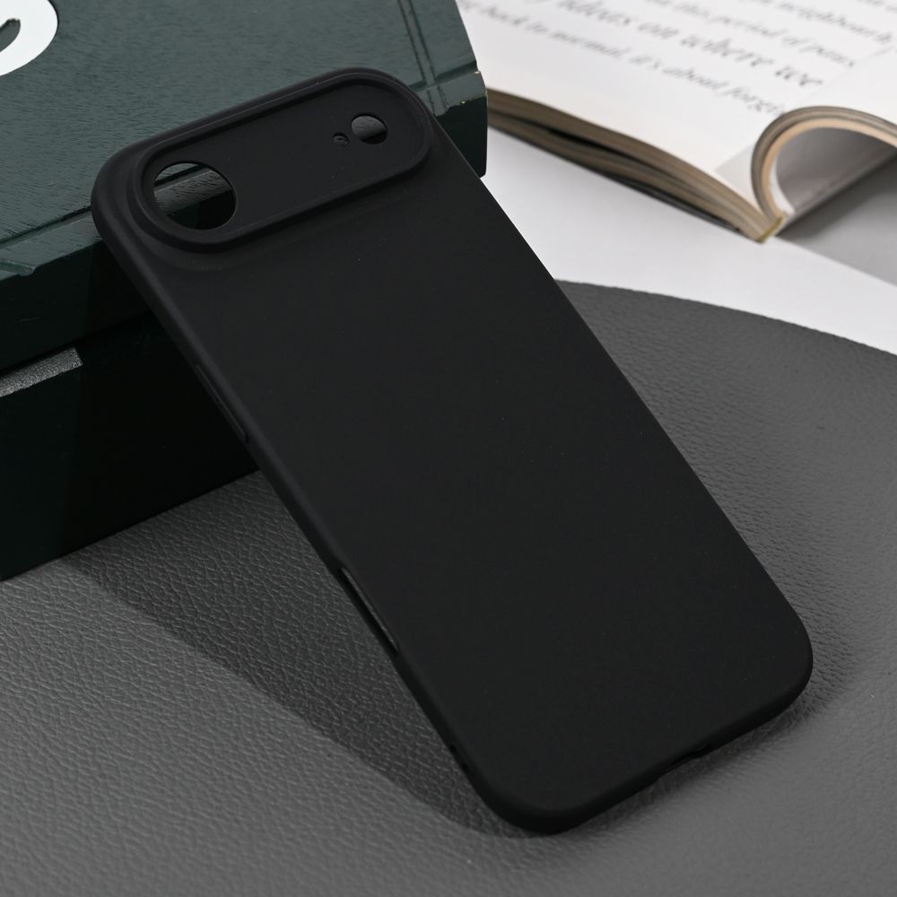 Silikonska maska za iPhone 17 Air 6.6, Crna
