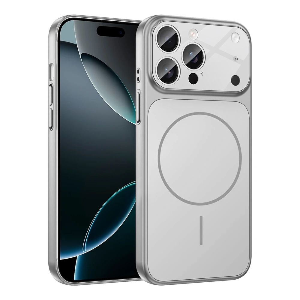 Maska za iPhone 14 Pro 6.1 Magsafe LookLike, Srebrne boje