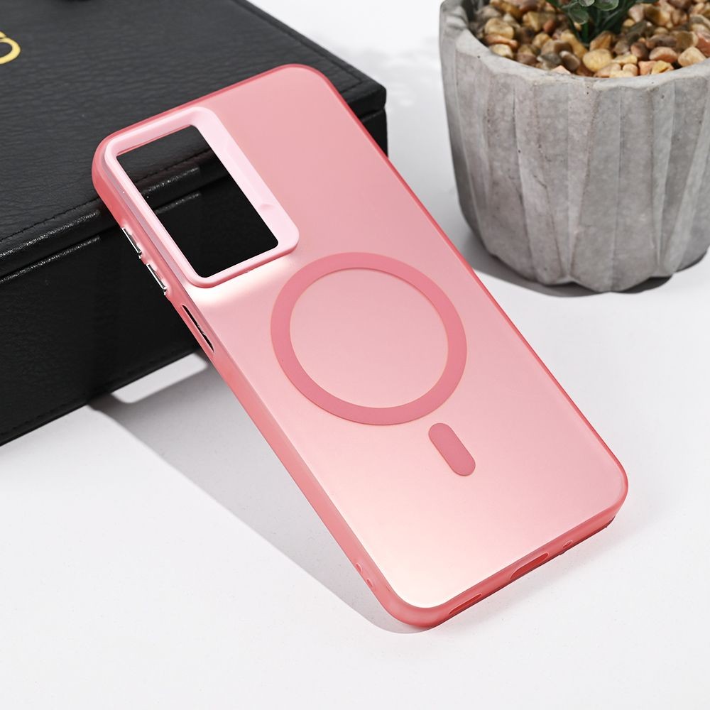 Maska za Samsung A175 Galaxy A17 Magsafe Clear, Roze