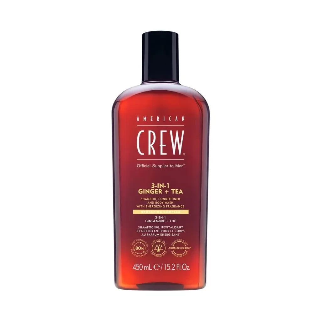 American Crew Šampon Energizing 3u1, 450 ml