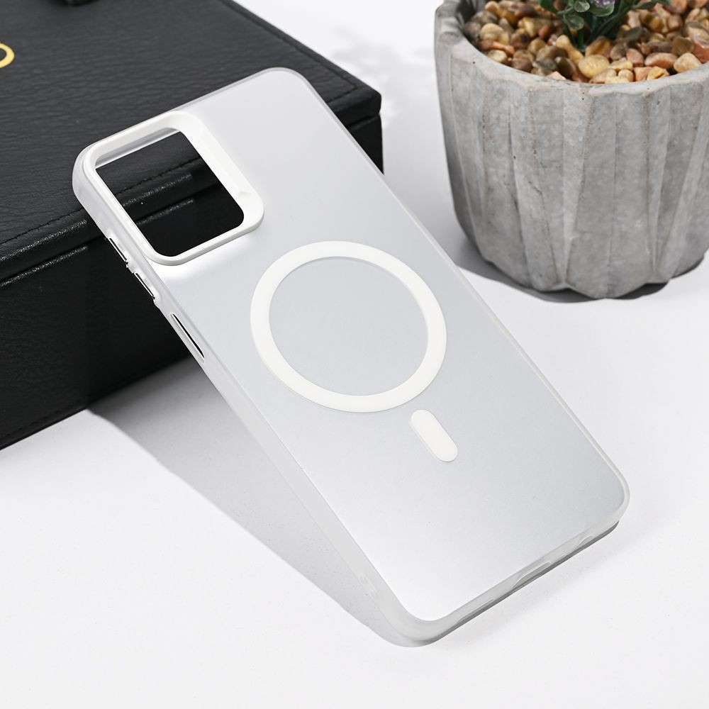 Maska za Samsung A075F Galaxy A07 Magsafe Clear, Srebrne boje