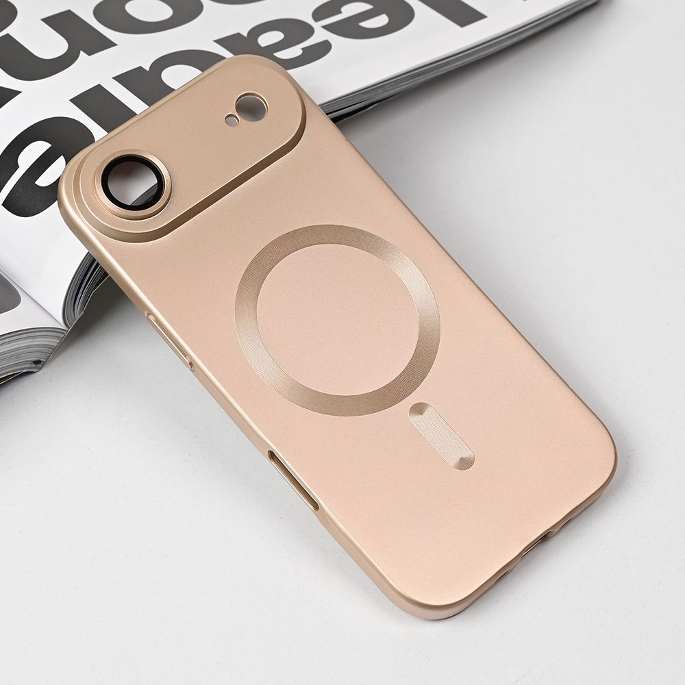 Maska za iPhone 17 Air 6.9 Magsafe Chrome, Zlatne boje