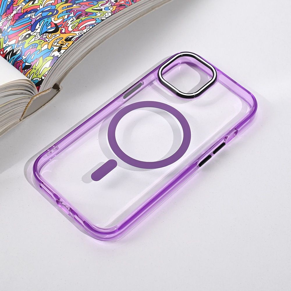 Maska za iPhone 13/14 6.1 Magsafe Color Pop, Ljubičasta