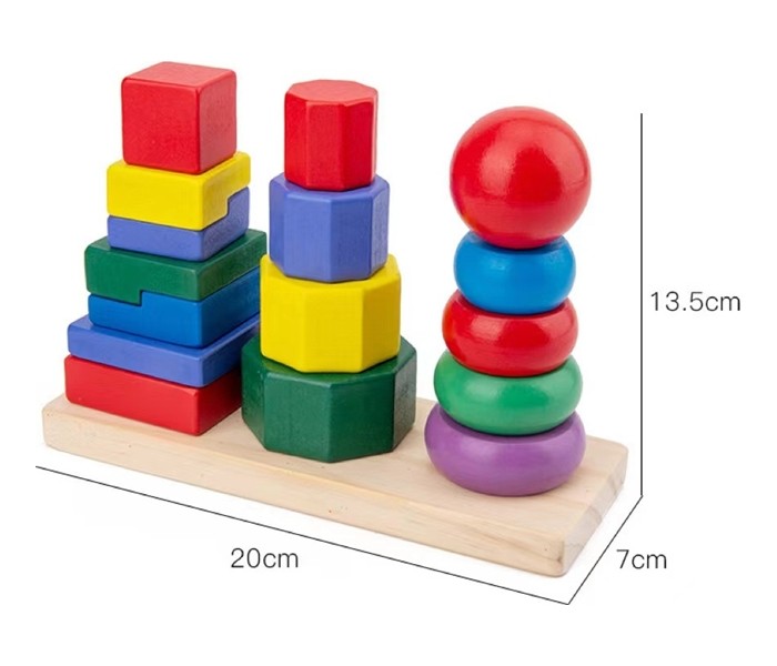 BBO BBO Toi set slagalica učimo geometriјske oblike