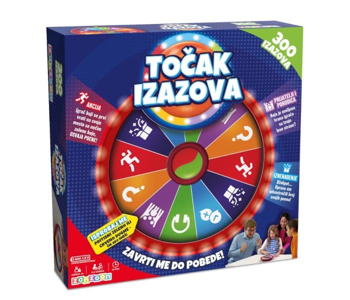 Društvena igra Točak izazov