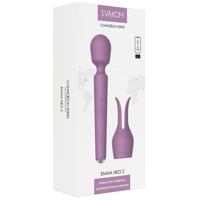 Svakom Vibrator Emma Neo 2, 20.9cm, Ljubičasti