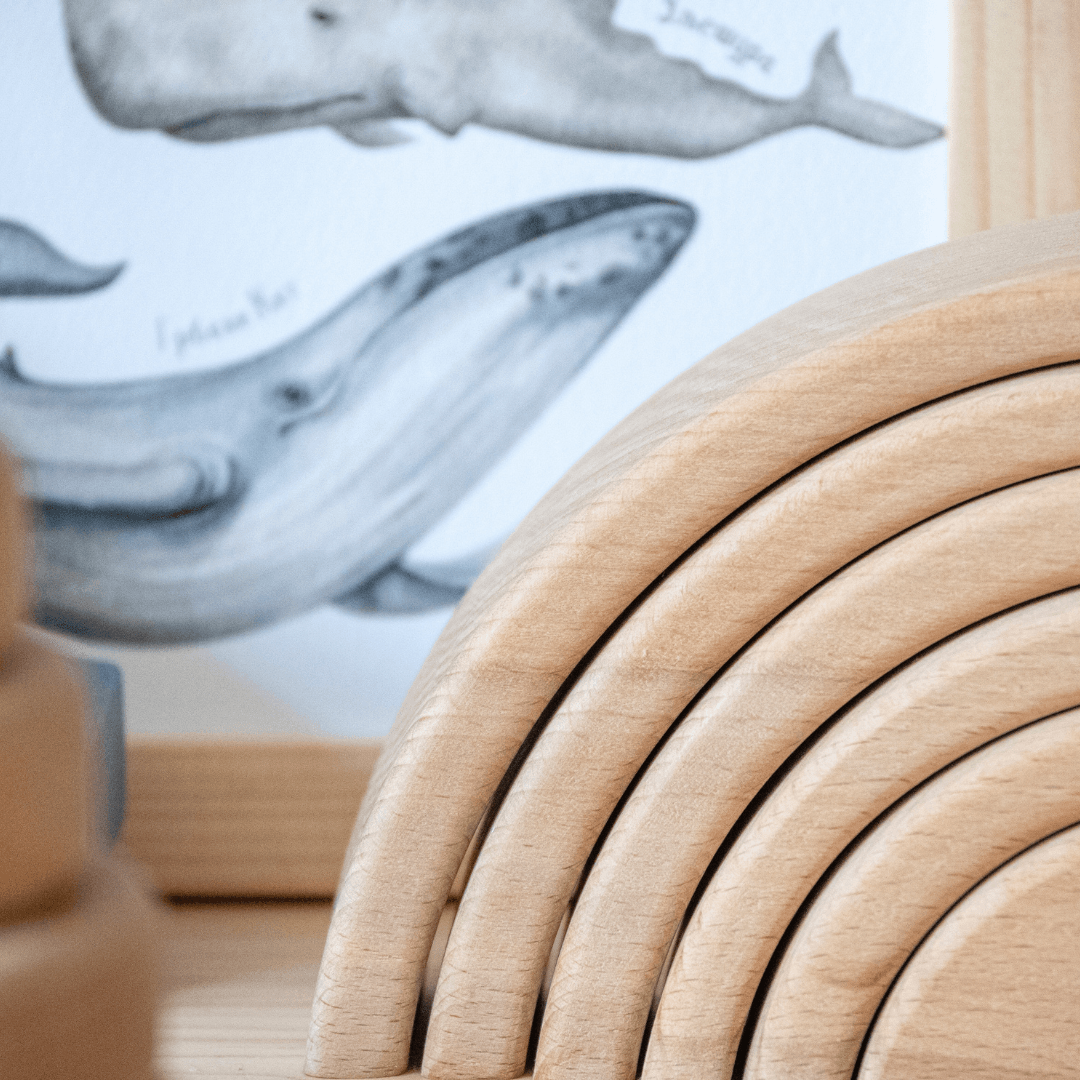 It's a moms world Drvena igračka za decu Duga za gradnju