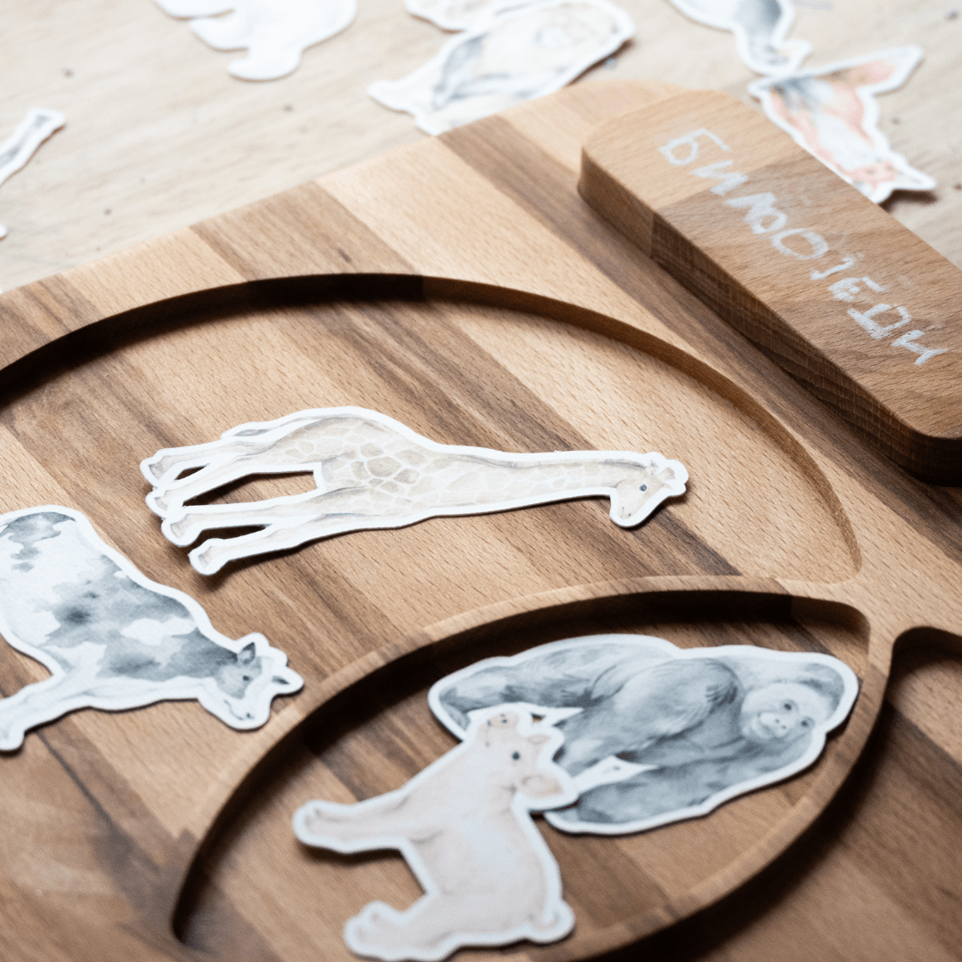 It's a moms world Drvena igračka za decu Tabla skupova