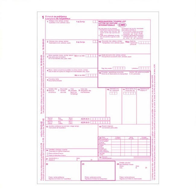 Obrazac CMR