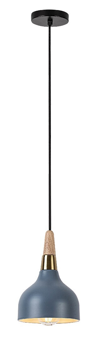 Rabalux Viseći luster Drusilla, 1xE27, ø15cm, Plavi