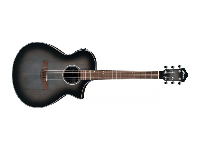 Ibanez Akustična ozvučena gitara AEWC11-TCB, Transparent Charcoal Burst