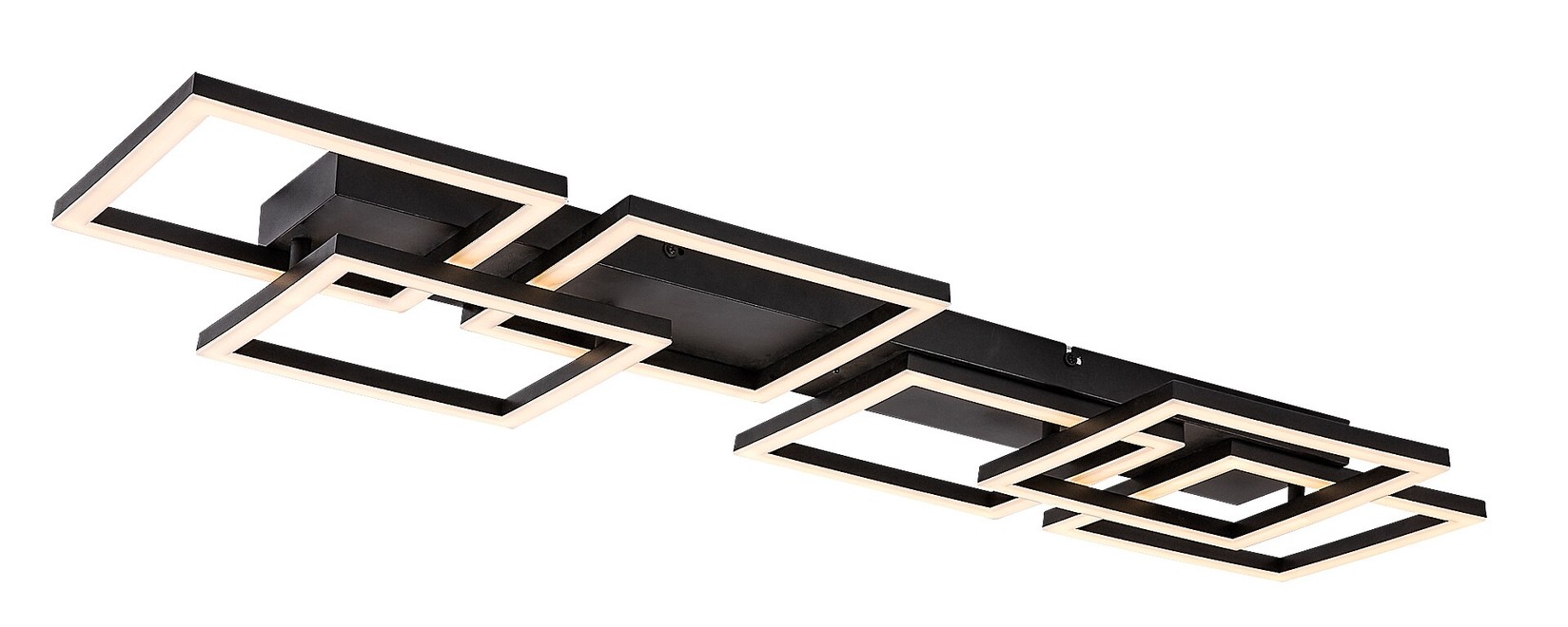 Rabalux LED Plafonjera sa daljinskim Fatma, 40W, 3000-6500K, 100x33cm, Crna