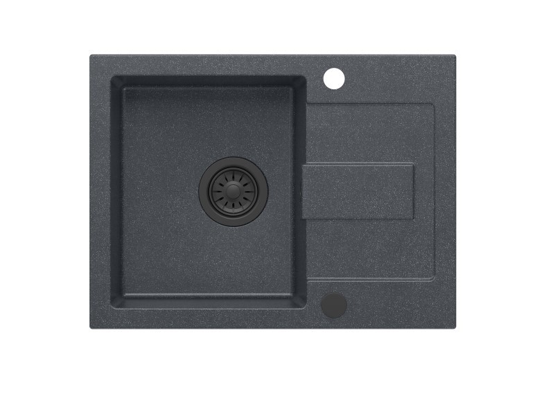 Quadron Ugradna sudopera CHRISTIAN 116 GraniteQ, 1 kada crna, dot, HCQC6045CZK_PC