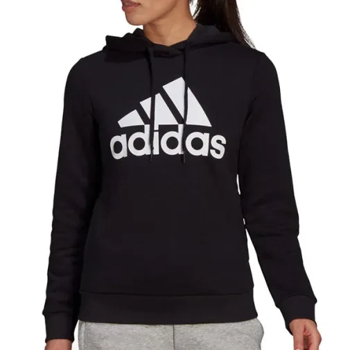 Adidas Ženski duks sa kapuljačom BL FL HD, Crni