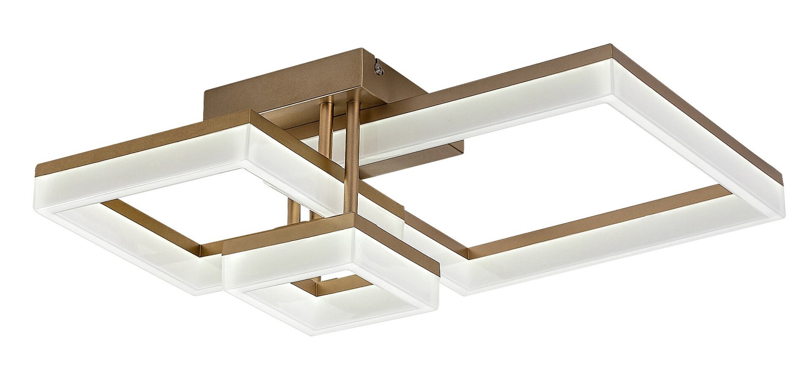 Rabalux LED Luster Amilia, 22W, DIP Switch, 47x47cm, Zlatne boje