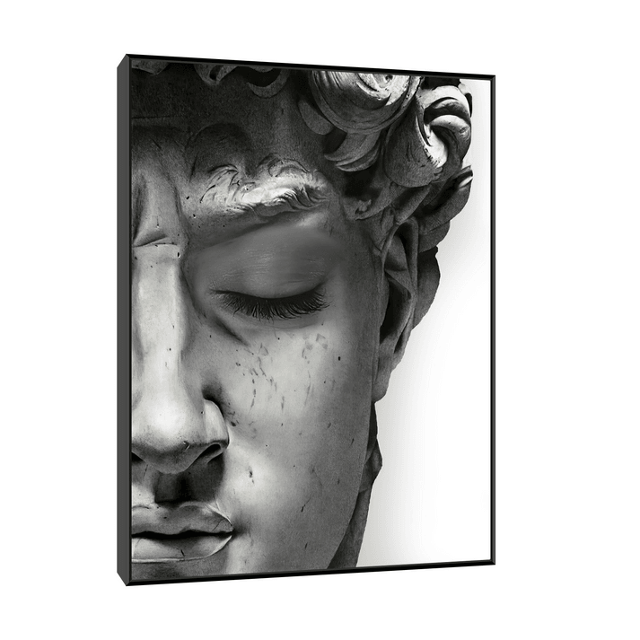 Canvas Slika na platnu David, Sa ramom, 90 x 120  cm, Crni