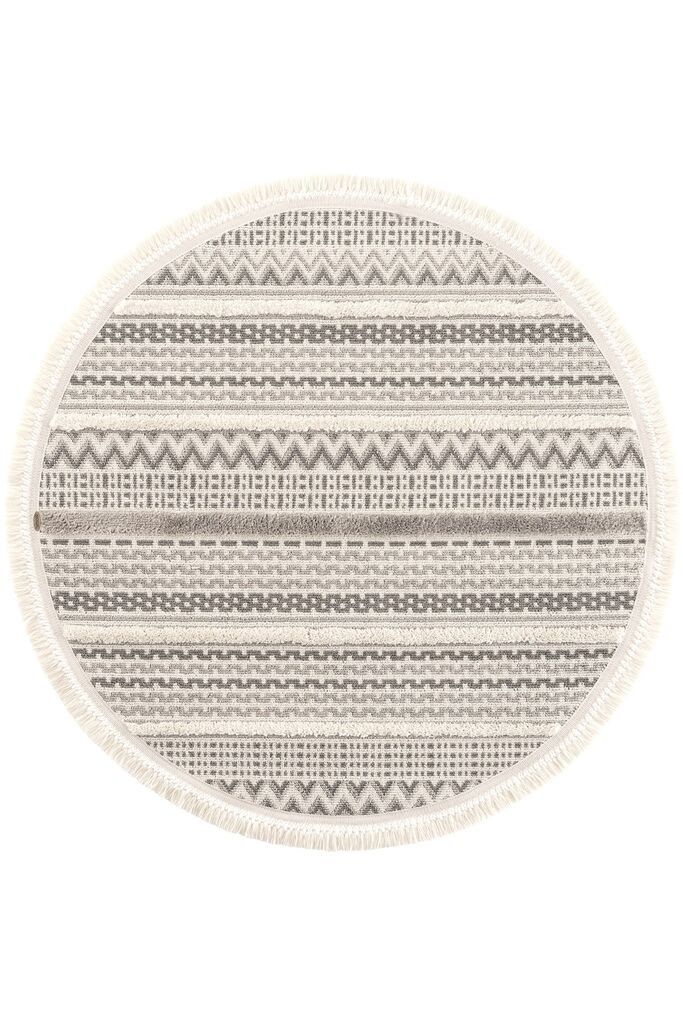 Conceptum Hypnose Tepih Sakura 2207, O80 cm, Sivo-beli