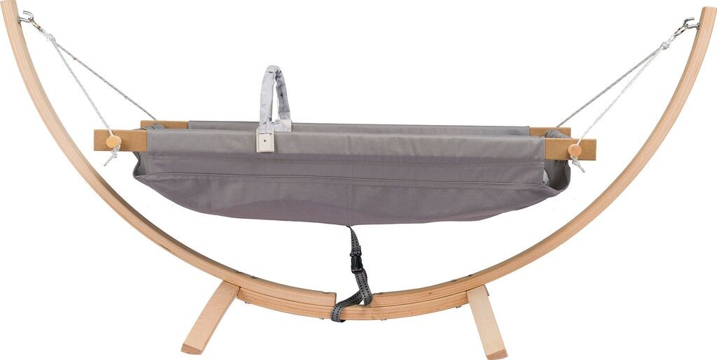 Aberto Design Krevetac za bebe Fethiye, 135x56 cm, Sivi