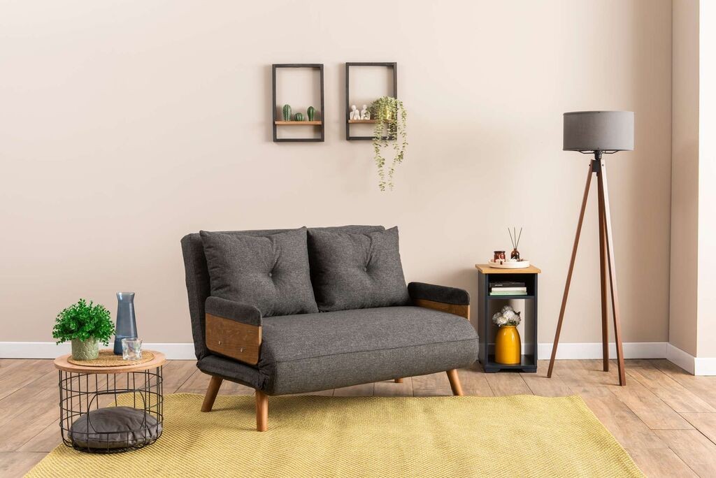 Atelier del Sofa Dvosed na razvlačenje Cosmo, 190x120x82cm, Antracit