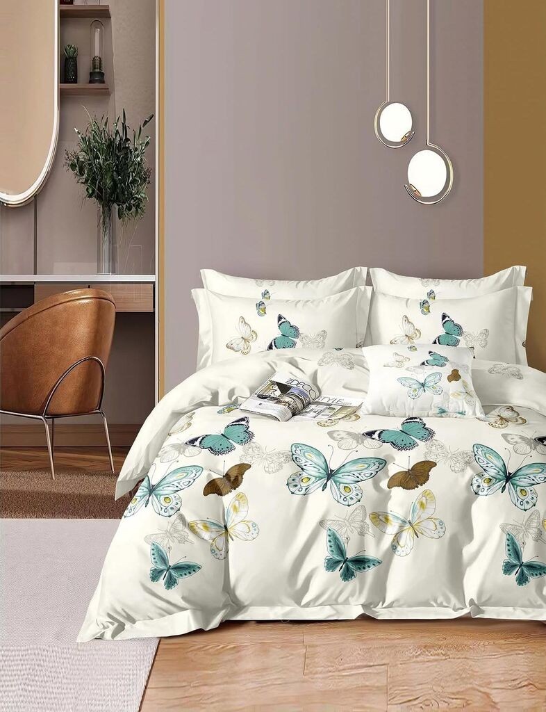 Minnah Dream Set posteljine Etoile, 220x230cm, Beli