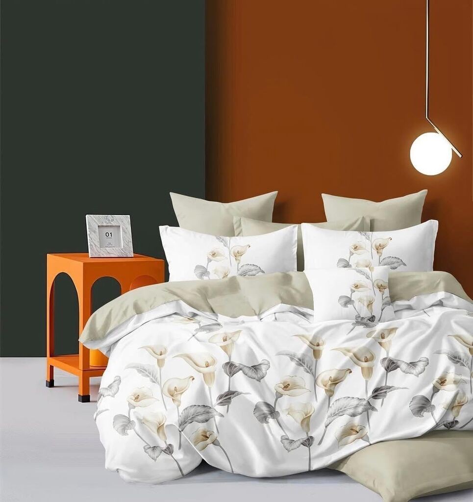 Minnah Dream Set posteljine Brise, 160x220cm, Bež-beli