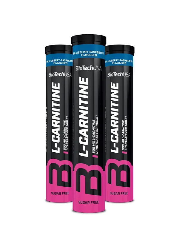 Biotechusa Šumeća tableta L-carnitine, Borovnica, 20 tableta