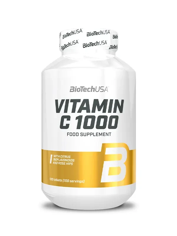 BioTechUSA Vitamin C 1000 + bioflavonoidi - 100 tableta