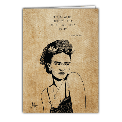 Buklaversi Čestitka Frida, 11.5x16.5 cm