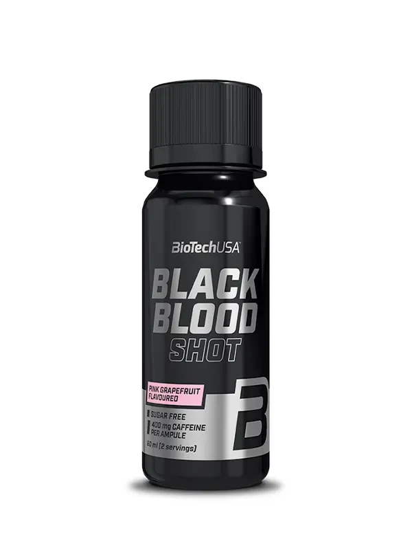 Biotechusa Pre-workout Black Blood Shot, Pink Grapefruit, 60ml