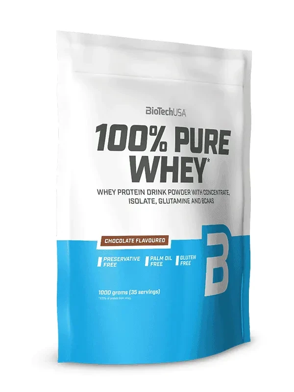 BIOTECHUSA 100% Pure Whey protein sa ukusom čokolade, 1kg