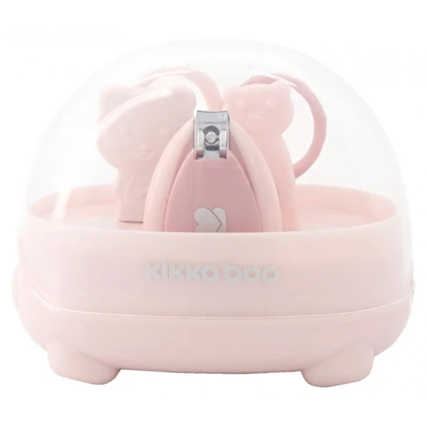Kikka Boo Set za nokte za bebe Bear, Roze