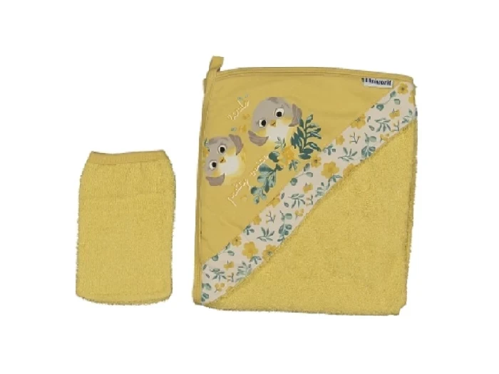Set Peškir i rukavica za bebe 237820, Žuti