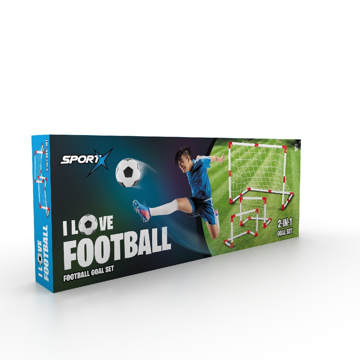 Sportx Fudbalski set gol 2u1